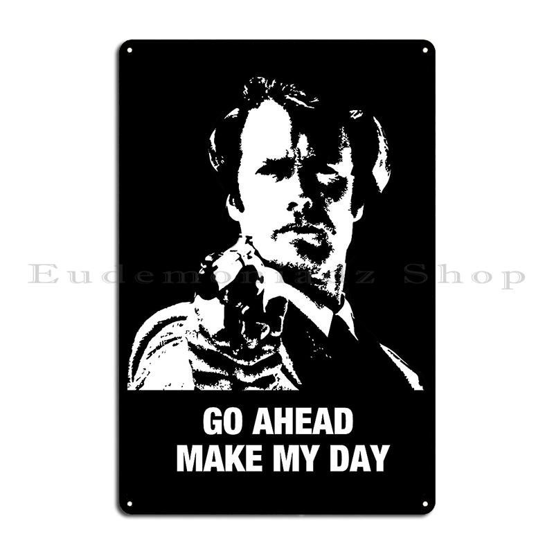 

Грязный Гарри Чувствуешь себя счастливчиком, панк Клинт Иствуд Металлическая табличка Клуб Бар Дизайн Клубная вечеринка Таблички Жестяная табличка Постеры 20x30cm（7.8x11.8inch）