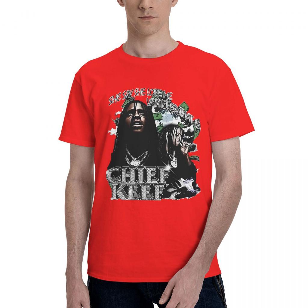 2024 Rapper Chief Keef 100 Cotton Casual Breathable Confortable Tshirt Mens TShirts Men Clothes