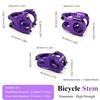 1pc Purple 31.8×28.6mm Aluminum Alloy Bike Stem for MTB/BMX/DH/Trail Riding etc. Anodized, Available in Sandblasted & Glossy