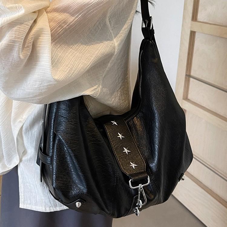 Teksturowana torba casualowa moda retro torba na ramię listonoszka