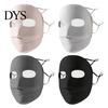Cooling Fabric Face Guard Soft Ice Silk Guard, Full Protection Shield, Breathable Holes Washable UV Facekini with Elastic Ear Loop for Outdoor