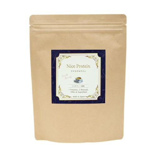 

Ainatura Premium Nice Protein, Milk Tea Flavor, 300g, Soy Protein, Women s Diet, Made in Japan