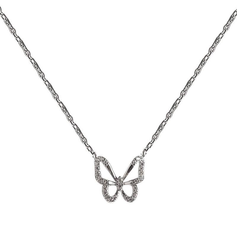 High Grade Butterfly Necklace, Female Niche, Indifferent Style, Blogger Style, Personality, Trendy Woman