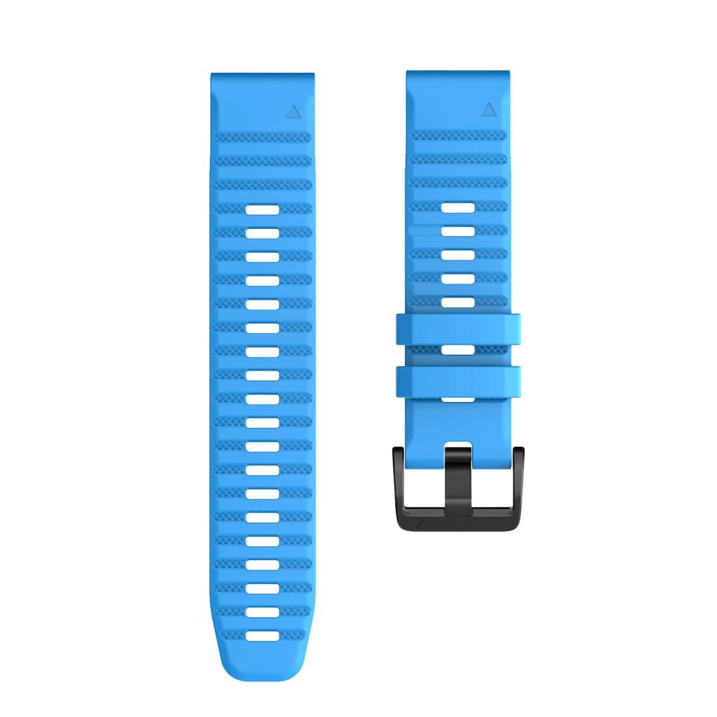 Silikon-Schnellverschluss-Uhrenarmband für Garmin Fenix 6, 6x, 5 und Fenix 3 (22mm/26mm)