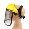Netz-Rasentrimmer-Schutzhelm mit Vollgesichtsnetz Gartenhelm Sicherheits-Gartenmaske Rasenmäher