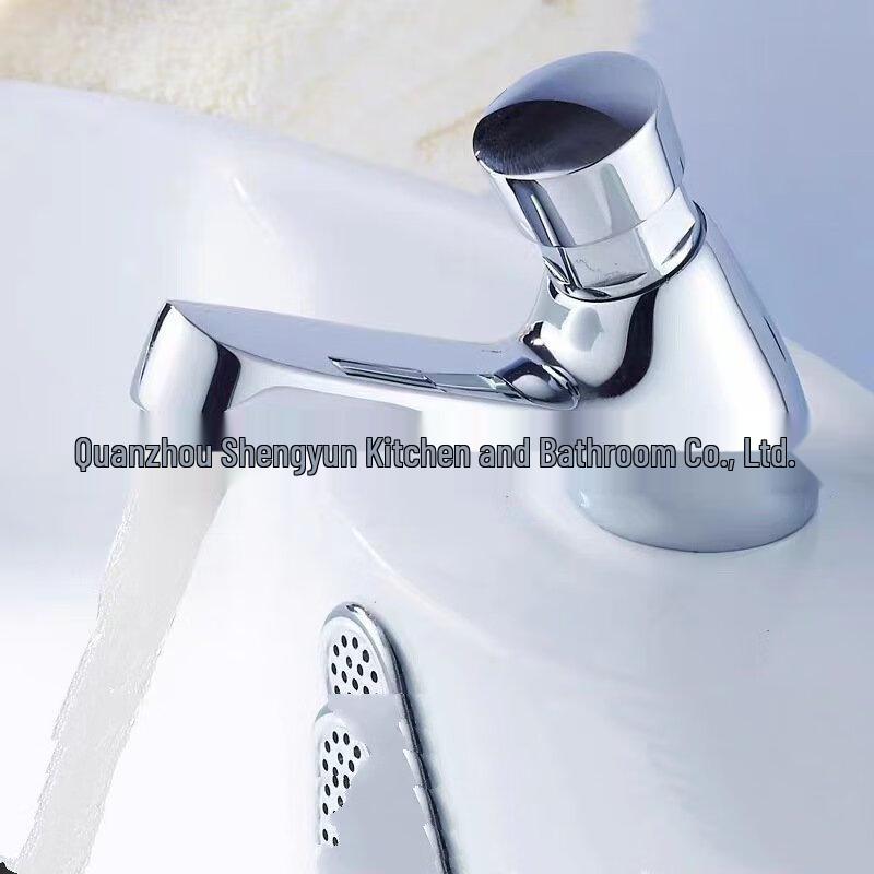 MDNG Press-Type Single Cold Delay Basin Faucet (2-Pack)