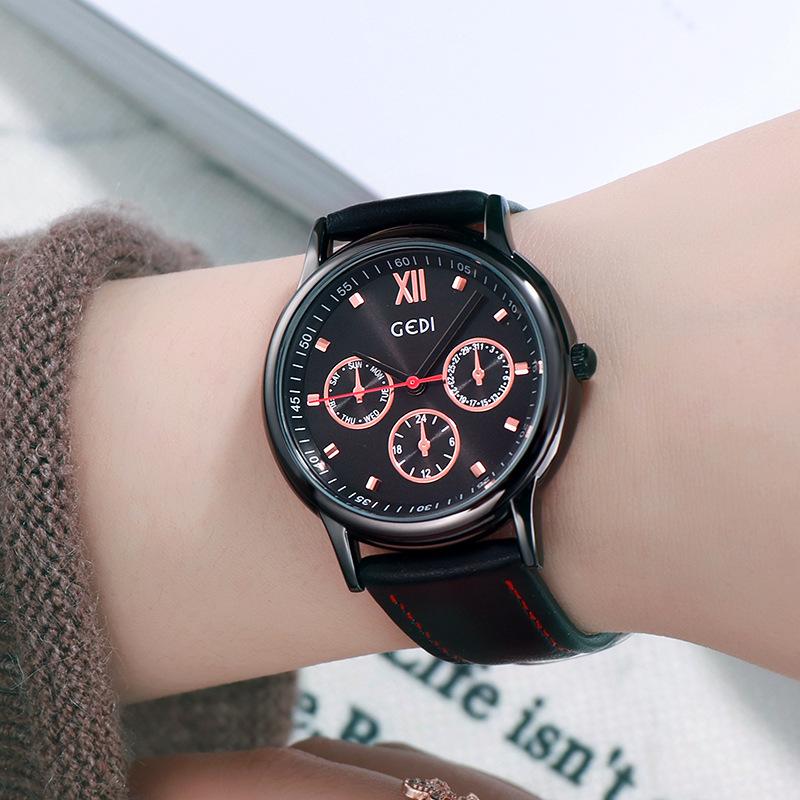 Trendy Creative Belt Watch Women, Characteristic Personalized Hand Watch, Gift Fashion Women S Watch прохладный черный