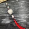 Vintage Chinese Hanfu Pendant Traditional Tassels Waist Pendant Imitation Jade Fashionable Jewelry for Celebrations