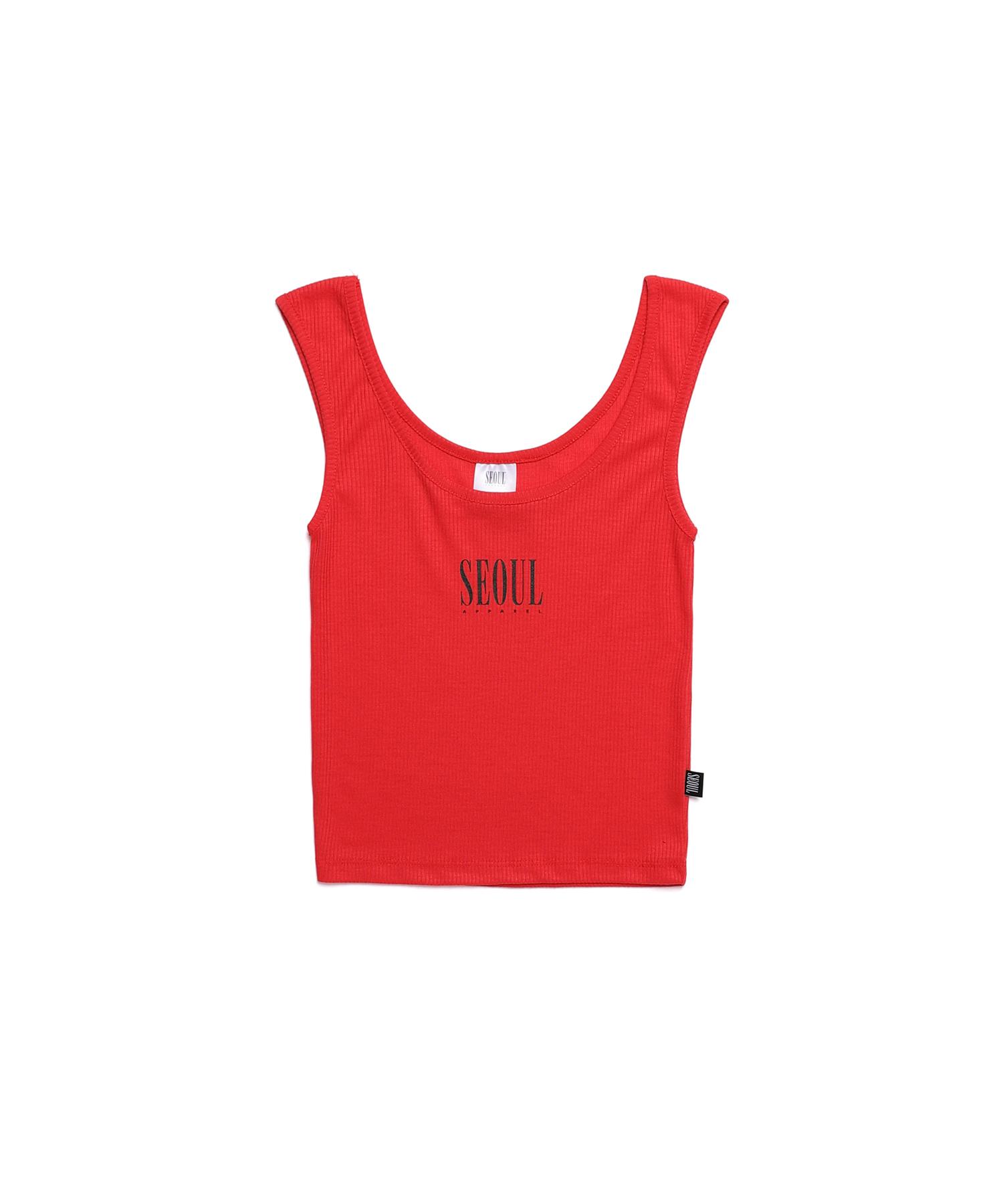 Seoul Apparel Tank Top (Red) Red/Free