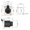 D Sub Panel Mount Coupler Waterproof Gigabit Feed Through Adapter Accessories Easily Install