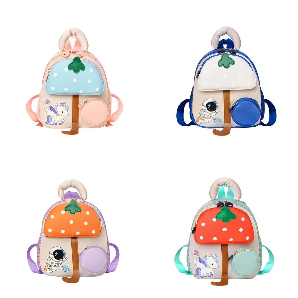 Stylish And Colorful Children's Astronaut Backpack With Breathable Nylon Material And Soft Polyester Lining Perfect For School