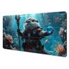 Magic Card Playmat with zone Fantasy magic otter MTG playmat gathering gaming mats Desk Mat Commander Battle playmat magic mat