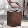 Nordic Wooden Waste Bins Bedroom Waste Bins Kitchen Cabinet and Storage Trash Can Large Waste Basket Trash Can Residue Processor