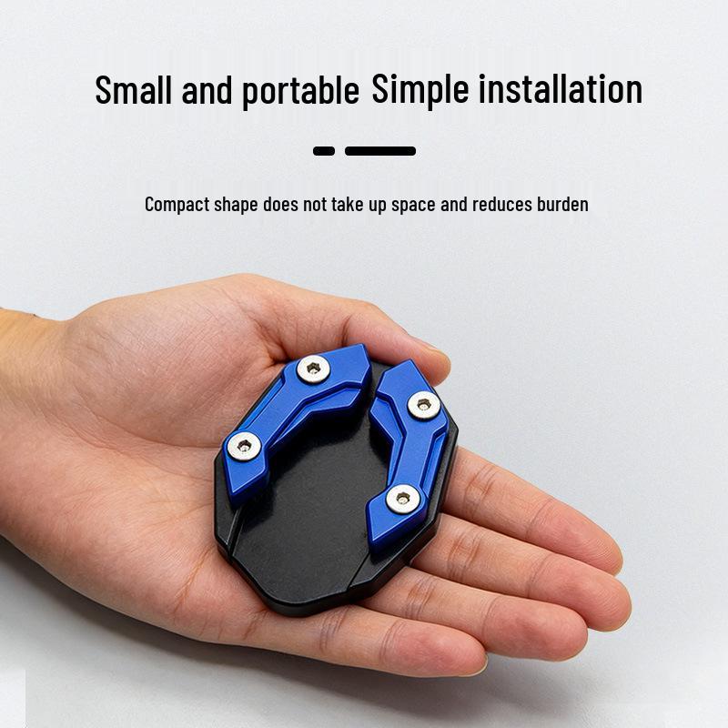 Aluminum Alloy Anti-Slip Kickstand Pad for Electric Vehicles, Scooters, and Motorcycles