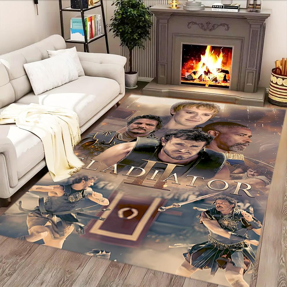 Gladiator Epic Battle Rug for Living Rooms, Bedrooms, Home Décor, and As Gifts.