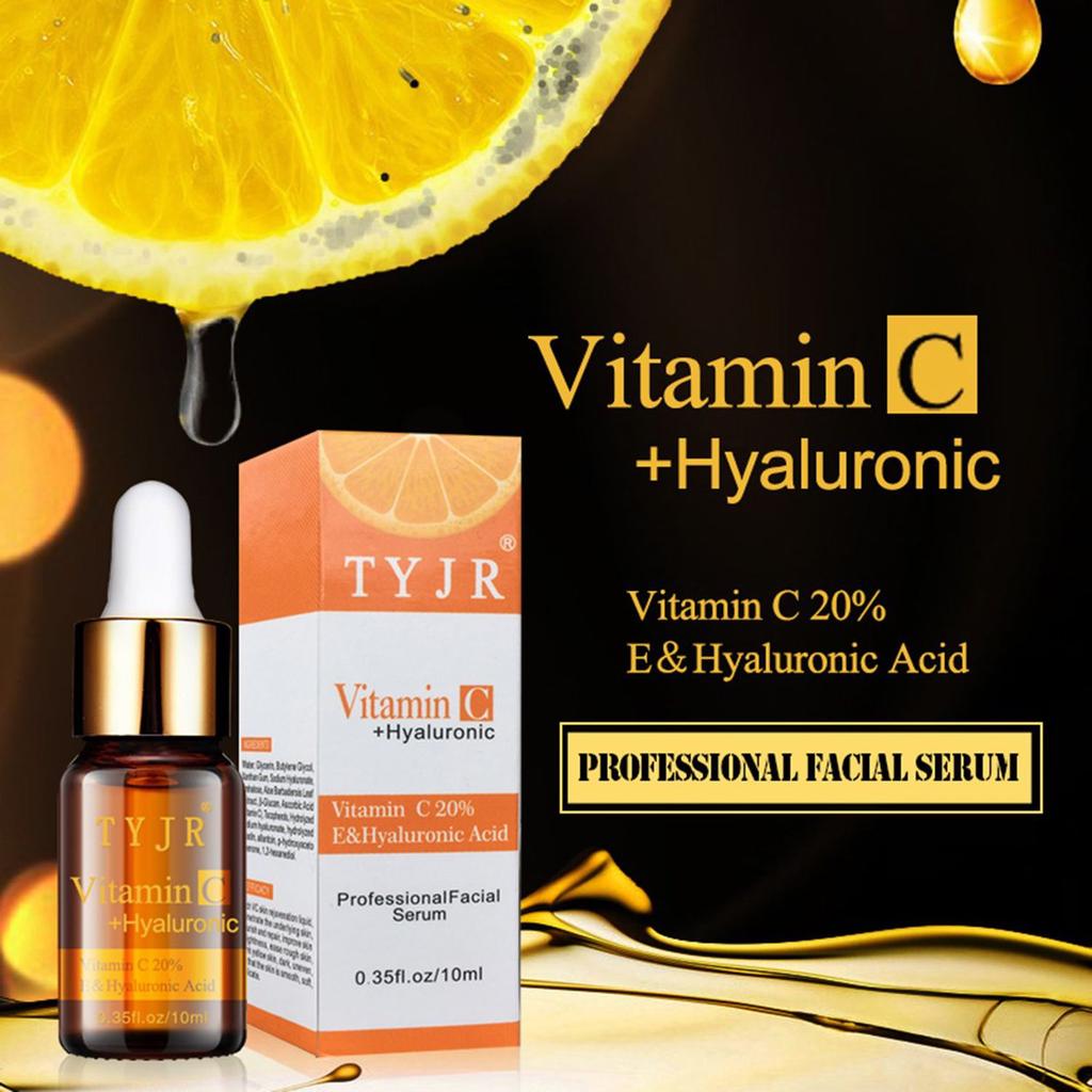 Vitamin-C-Serum, Anti-Aging-Feuchtigkeit, Anti-Falten-Aufhellung, VC-Essenzöl
