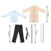 1/6 Männliche Figur Kleidung Actionfiguren Jacke Hemd Hose Mode Vollständiger Anzug für 12 Zoll