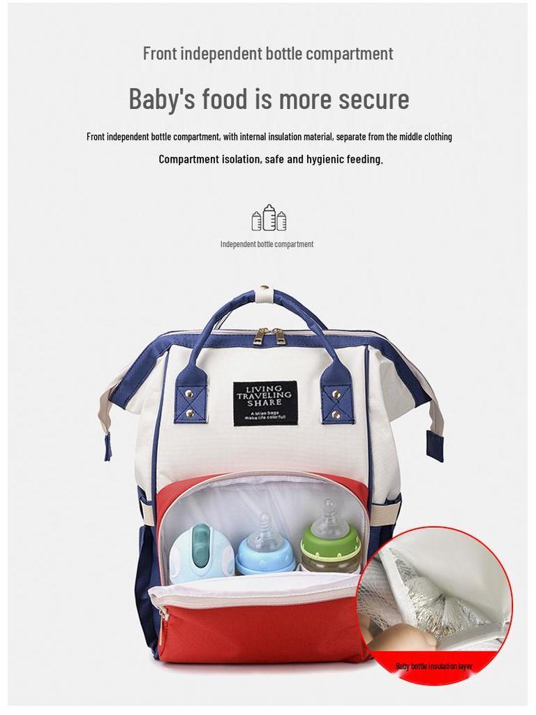 2025 Stylish Mommy Backpack: Large Capacity Travel Bag for Young Moms