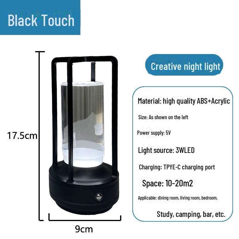 Portable Multifunctional Lamp: Camping, Bedroom, Terrace, Restaurant, Bar, Study, Night Light