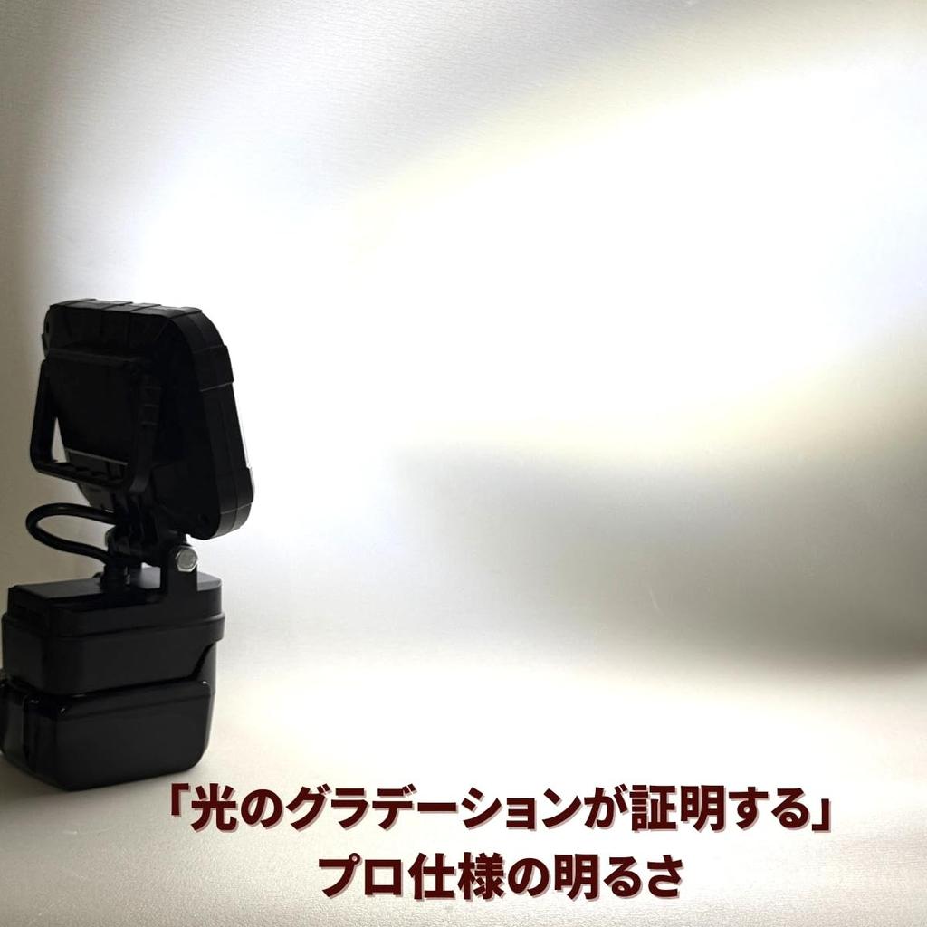 LED Floodlight Work Light with Handle, for DIY, Camping, and Outdoor Activities, 5V2.4A, Twin USB Output, 14.4V18V Compatible.