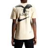 Off-White Eagle Graphic Short Sleeve T-Shirt Unisex Tops Vanilla BQ0827-294