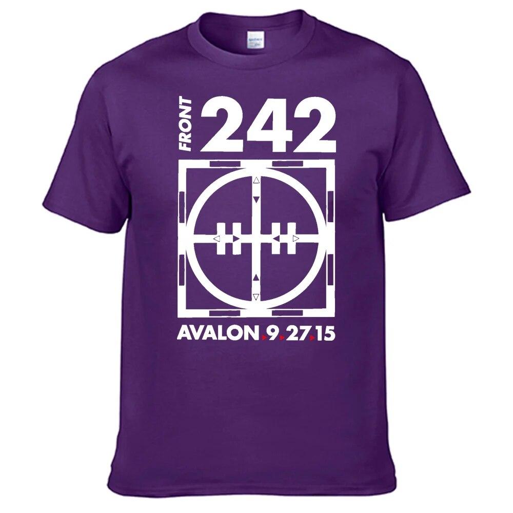 Front 242 T Shirt Unisex 100% Cotton Unisex Women Shirt Top Sales N04