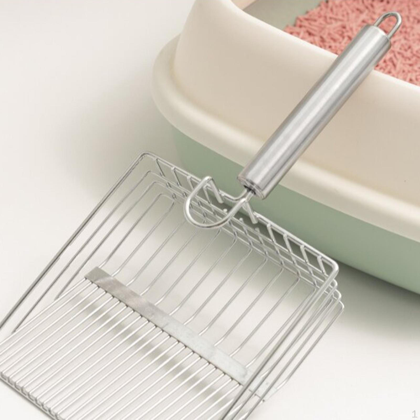 

Совок для кошачьего туалета, металлический совок из нержавеющей стали, мелкий песок для ящериц Style A