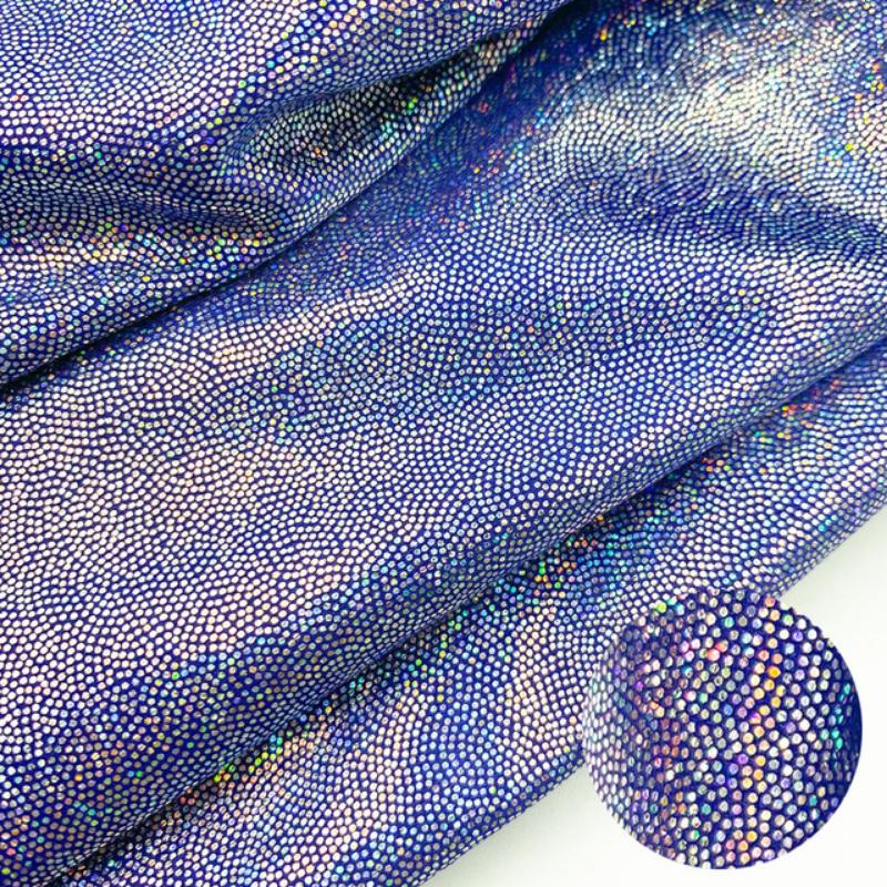 1Pcs 150*100cm Glitter Laser Polyester Fabric Iridescent Holographic Wedding Party Background Doll Clothing Decor DIY Material