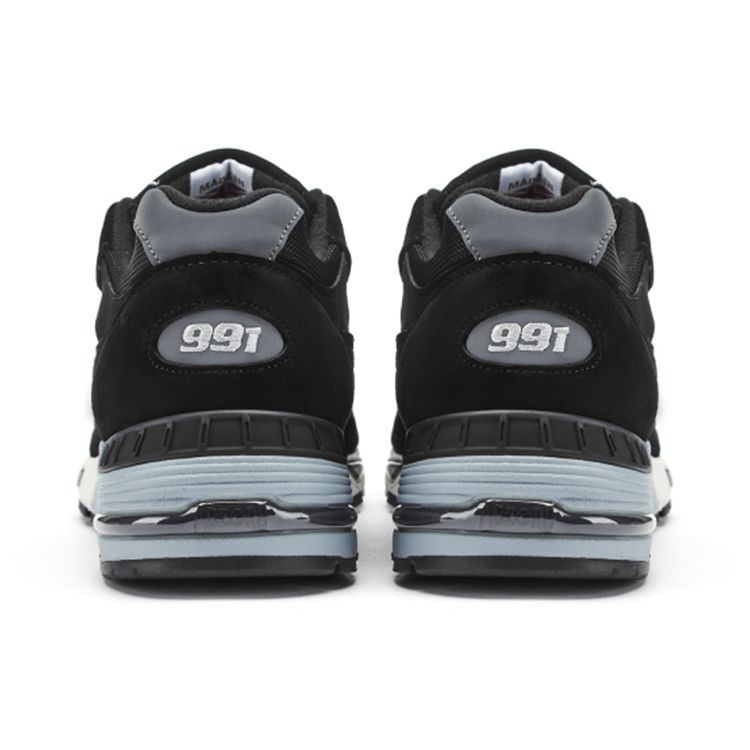 New Balance 991 Made In England Black Silver Men Sneakers M991EKS