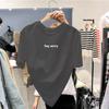 Baumwoll Unisex T-Shirt für Damen Koreanische Mode Locker Teenager Oversize Große Größen Oberteile im Angebot Bedruckt Grafik Os