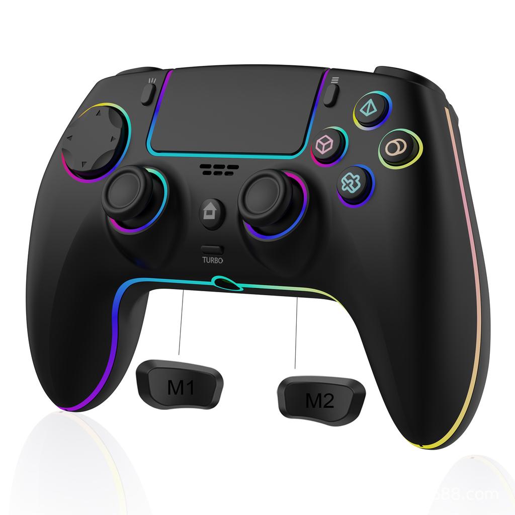 Kabelloser Game Controller Hall-Trigger RGB-Touchpad für PS4/Switch2/PS3/PC
