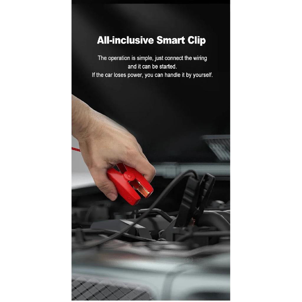 12V Car Emergency Battery Booster & Multi-FunctionSupply Portable 1000A/1200A/2000A Car Jump Starter Power Bank Auto Starter