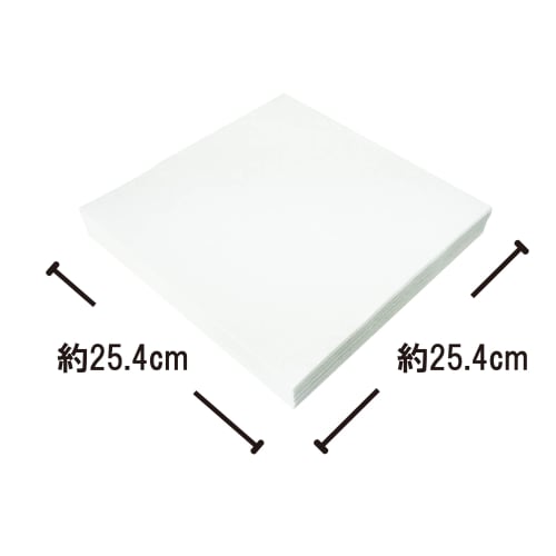 Daikoku Kogyo "Commercial Use" Napkin Paper, White, Square, 25.4 X 25.4 Cm, 1000 Sheets