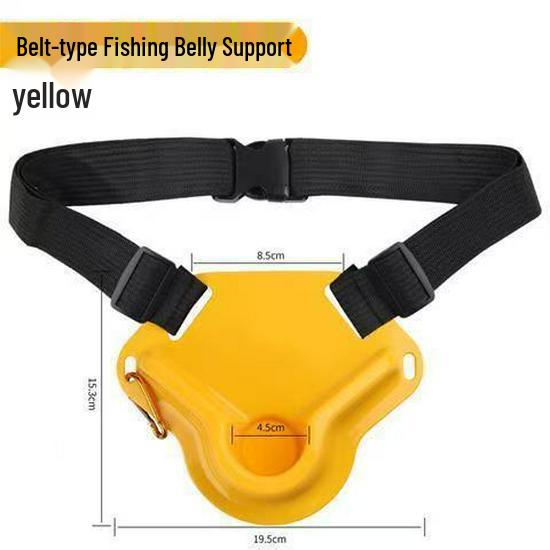 Fishing Rod Holder Waist Belt - Belly Support & Rod Tip Strength Device for Sea Fishing