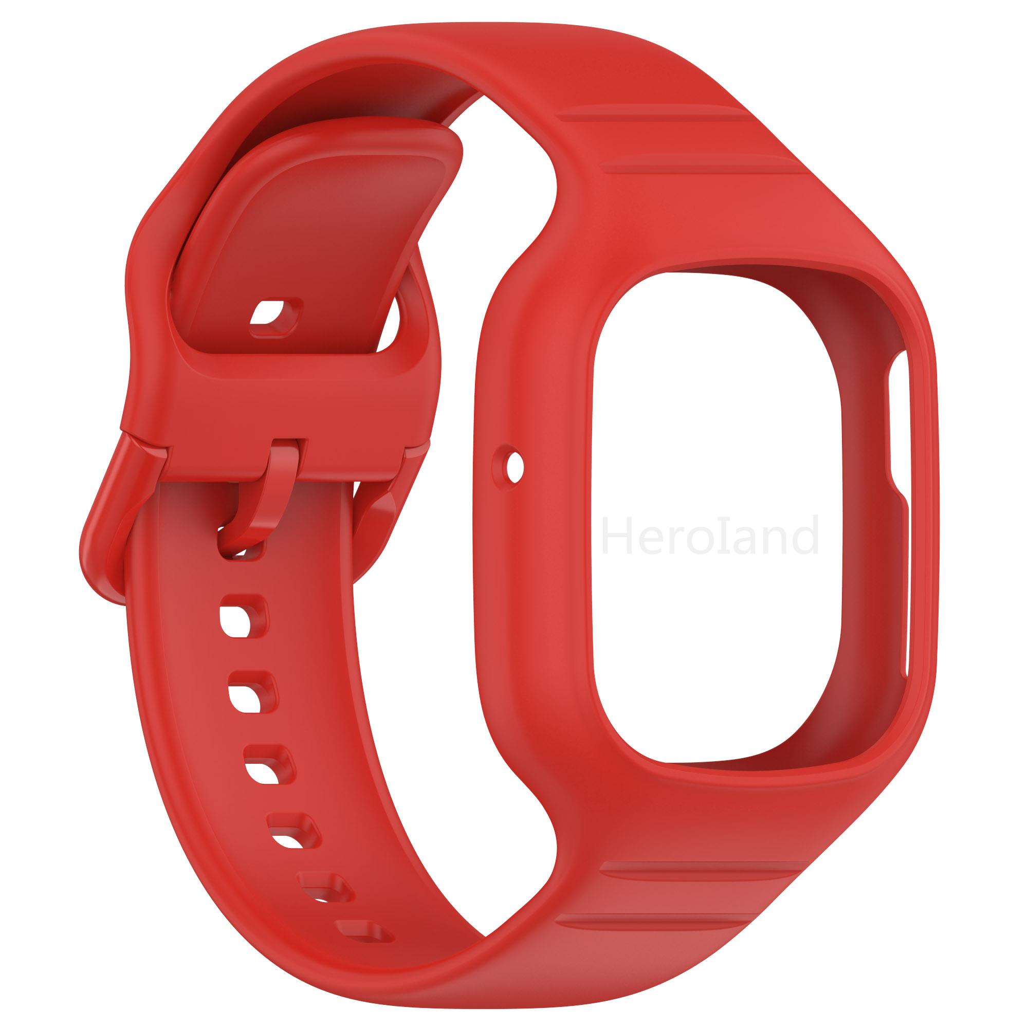 

Спортивный силиконовый ремешок для часов Huawei Honor Watch 4, ремешок для смарт-часов, браслет для Honor Watch4, аксессуары, ремешок 2 в 1 красный