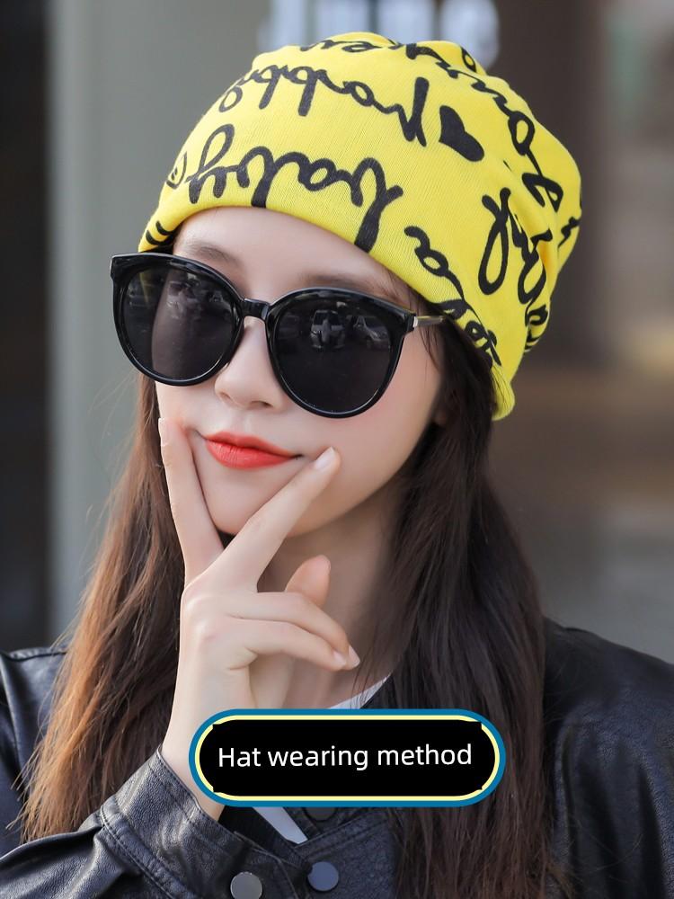 Winter Bib Women's Neck Protection Bandana Outdoor All-Matching Headscarf Cycling Mask Men's Sleeve Cap Windproof Warm Pile Heap Cap
