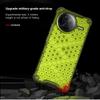 KEYSION Shockproof Armor Case for POCO F7 Pro F7 Ultra Silicone+PC Transparent Honeycomb Phone Cover for Xiaomi POCO F7 Ultra
