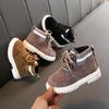 England Style Stripes Chelsea Boots for Kids Shoes Girl Fall Fashion Short Boots for Baby Boys Spring Casual Child Shoes H01173