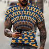 Fashion Men's T-Shirts 3d Vortex Printed Men's Clothing Street Designer Short Sleeved Loose Oversized Tshirts Daily Casual Tops