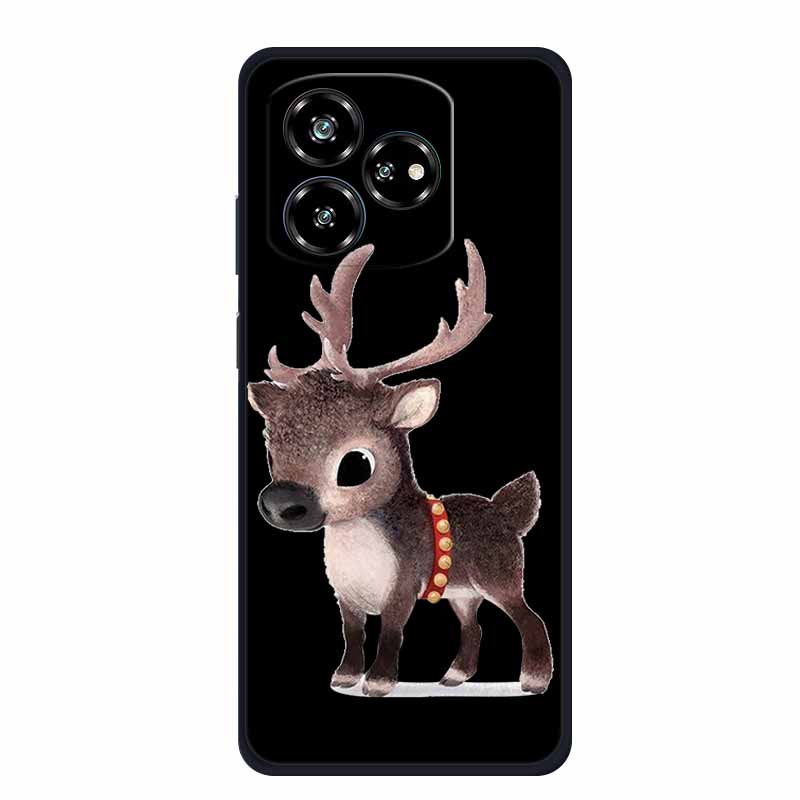 Funda For ZTE Axon 60 Lite Case Cute Cartoon Cat Black Silicone Soft Phone Case For ZTE Blade V60 Axon 60 Back Cover Case 60lite