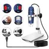 Jiusion HD 2MP USB Digital Microscope, 40x to 1000x Magnification, Portable Magnifying Endoscope Camera with 8 LEDs, Aluminum Alloy Stable Stand, OTG,
