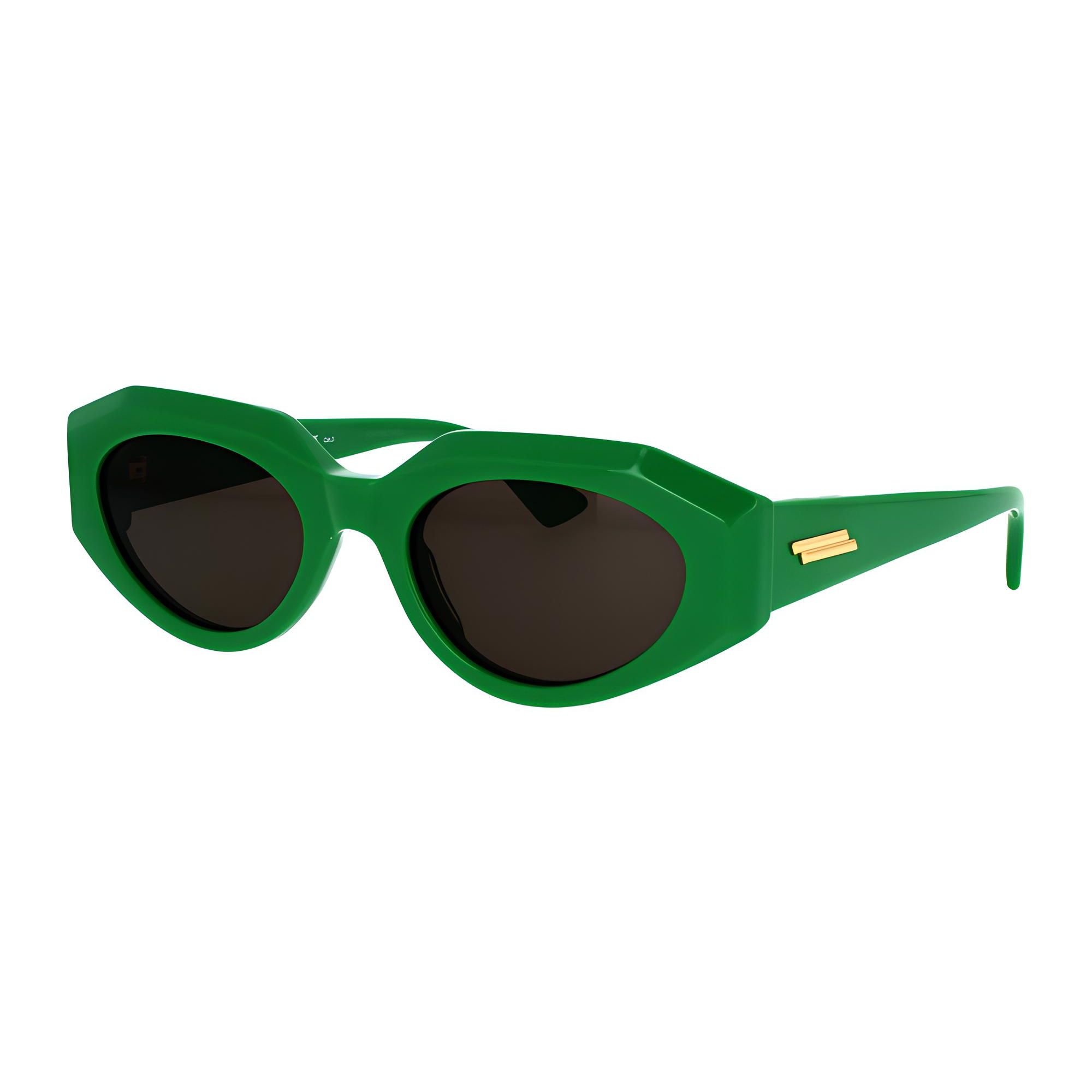 Bottega Veneta Round Sunglasses Green Women Eyewear BV1031S-005 Green,52