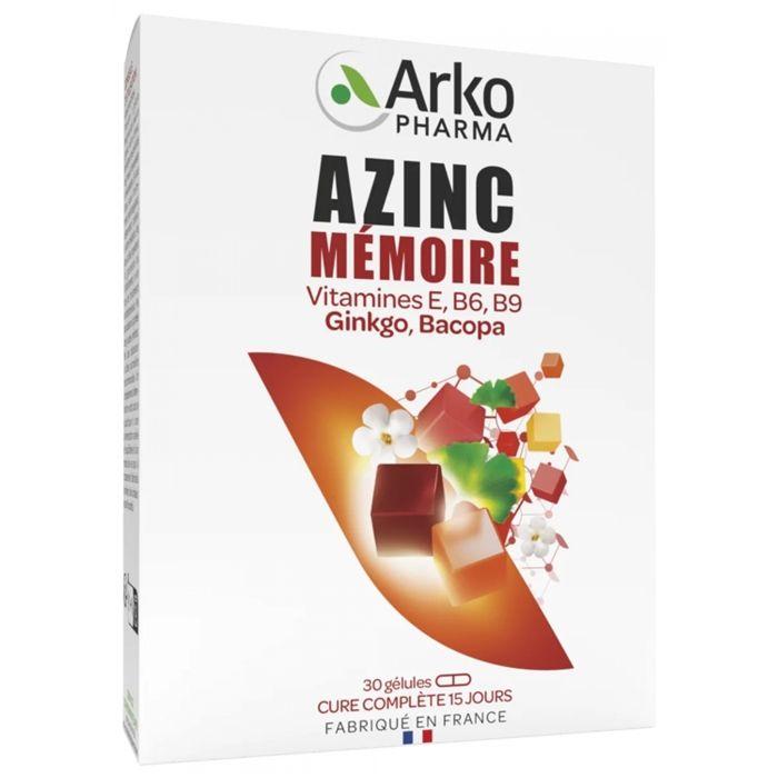 Arkopharma Azinc Mémoire 30 Gélules