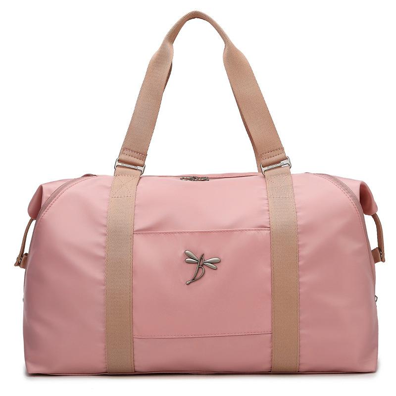 

Ручная спортивная сумка, повседневная сумка для хранения большой вместимости розовый