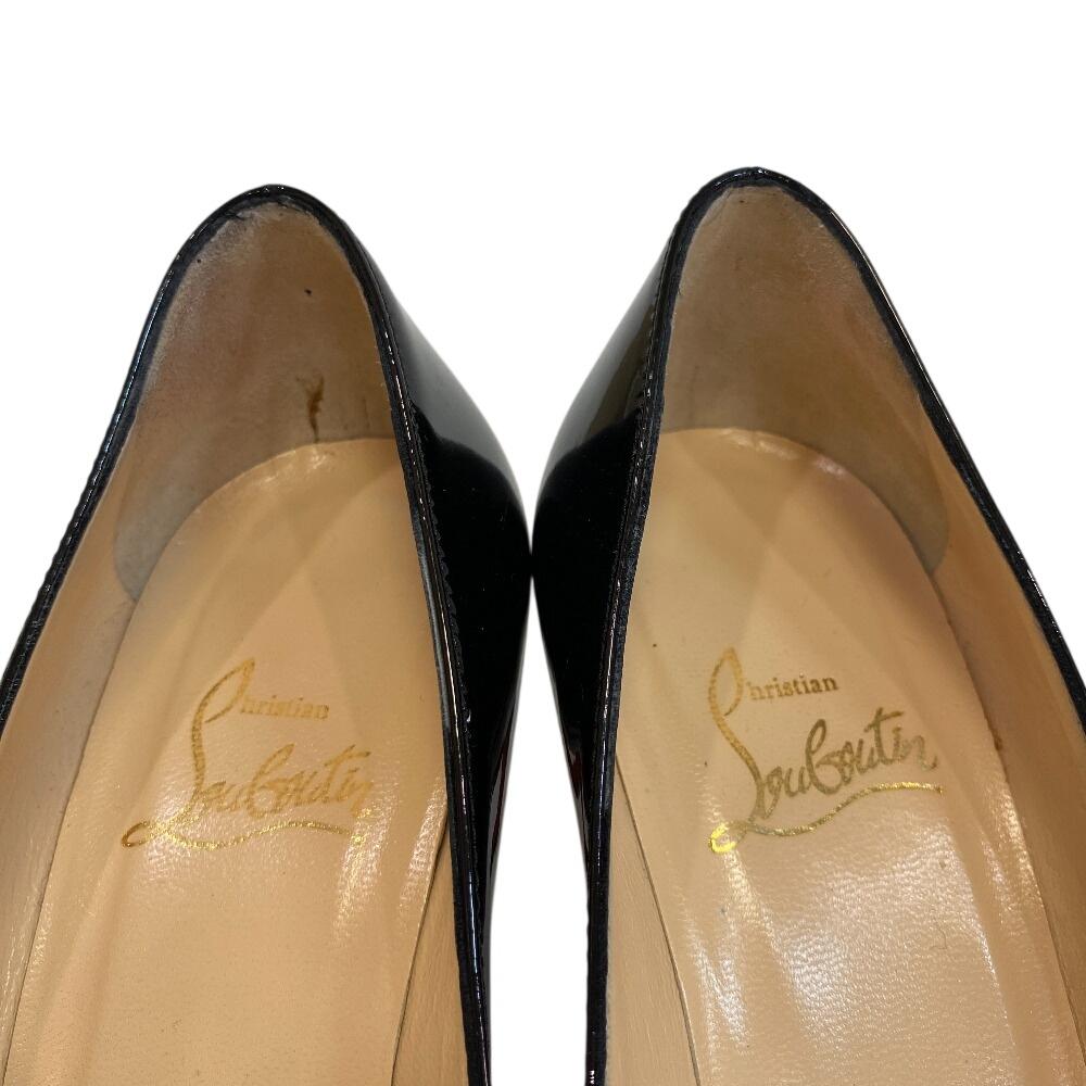 Christian Louboutin Stiletto heel shoes enamel pumps black enamel Used