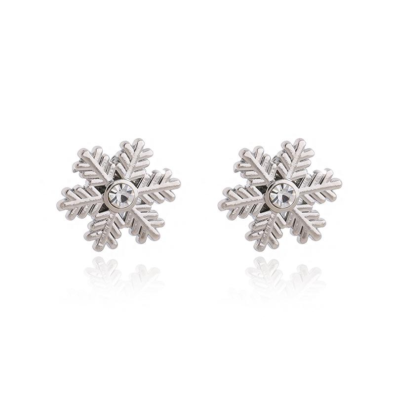 Christmas Stud Earring Set: Reindeer, Santa Claus, Bell & Cartoon Characters