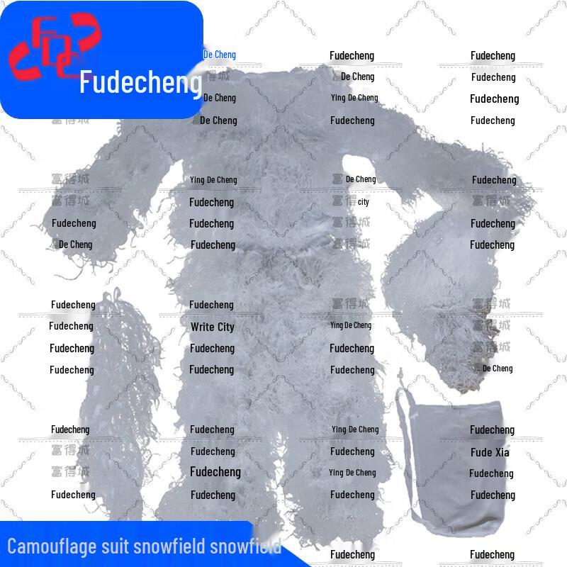 Snow Camouflage Ghillie Suit