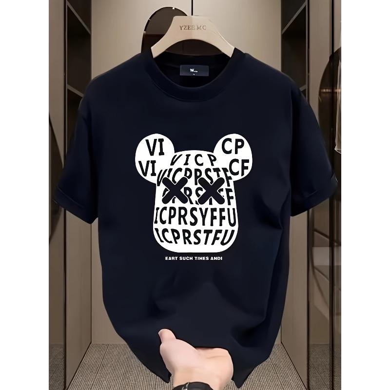 European Size New Heavyweight Summer American High Street Oversized Round Neck Short Sleeve T-Shirt with a Unique And Sophisticated Casual Style