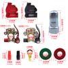 Battery Post Terminal Positive Negative Car Top Post Battery Terminal with Hex Wrench Quick Release Connector for Caravan Auto