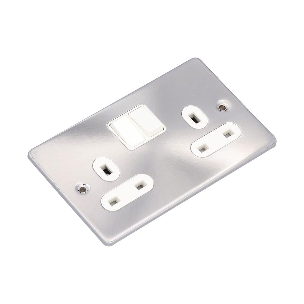Wall Socket Dual  Standard Electrical Outlet with Switch Power Supply Accessories  13A